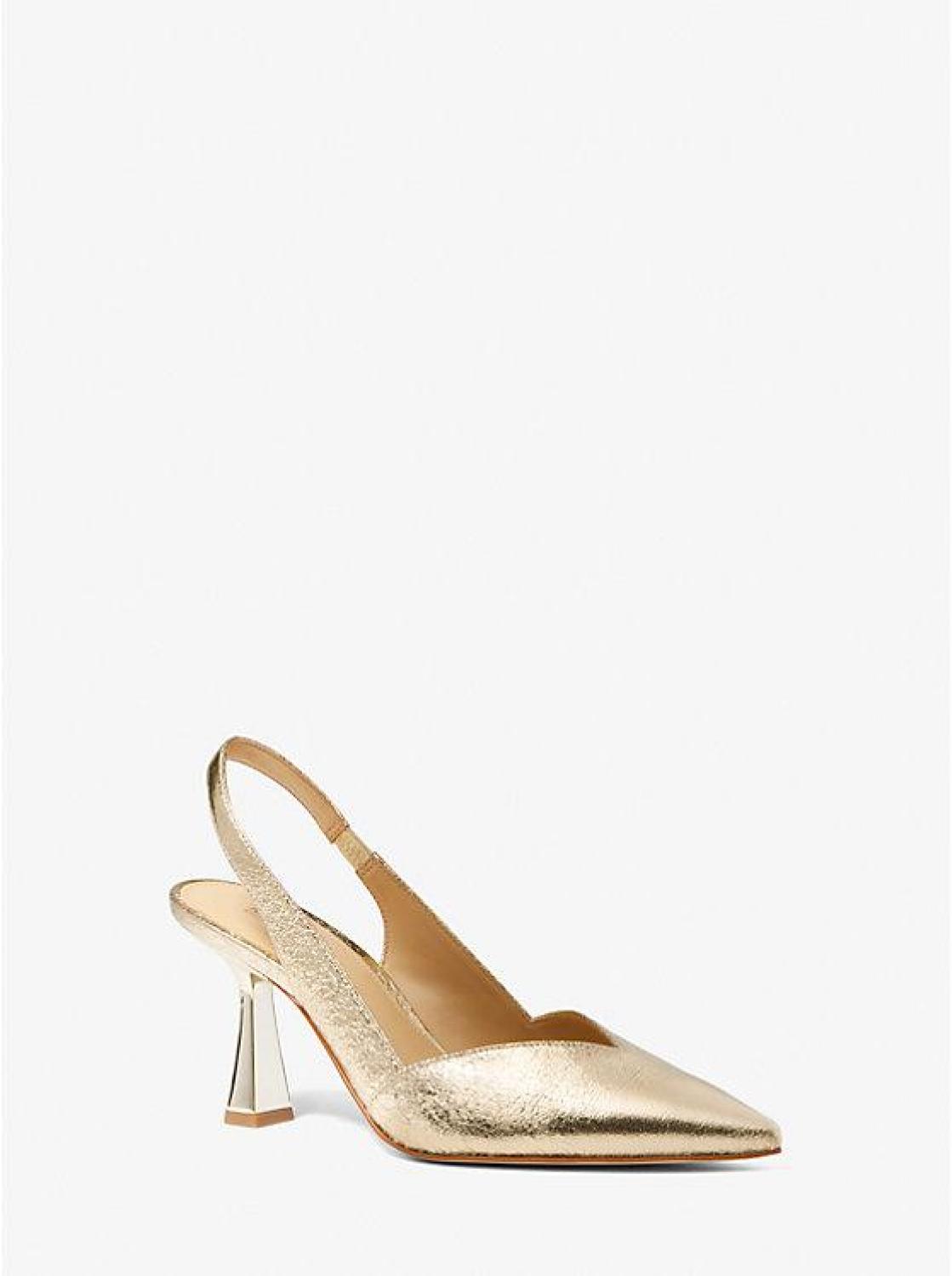 Chelsea Crackled Metallic Pump