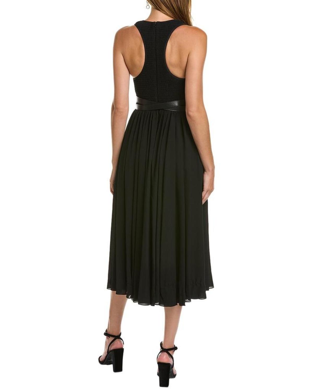 Michael Kors Smoked Silk Dress