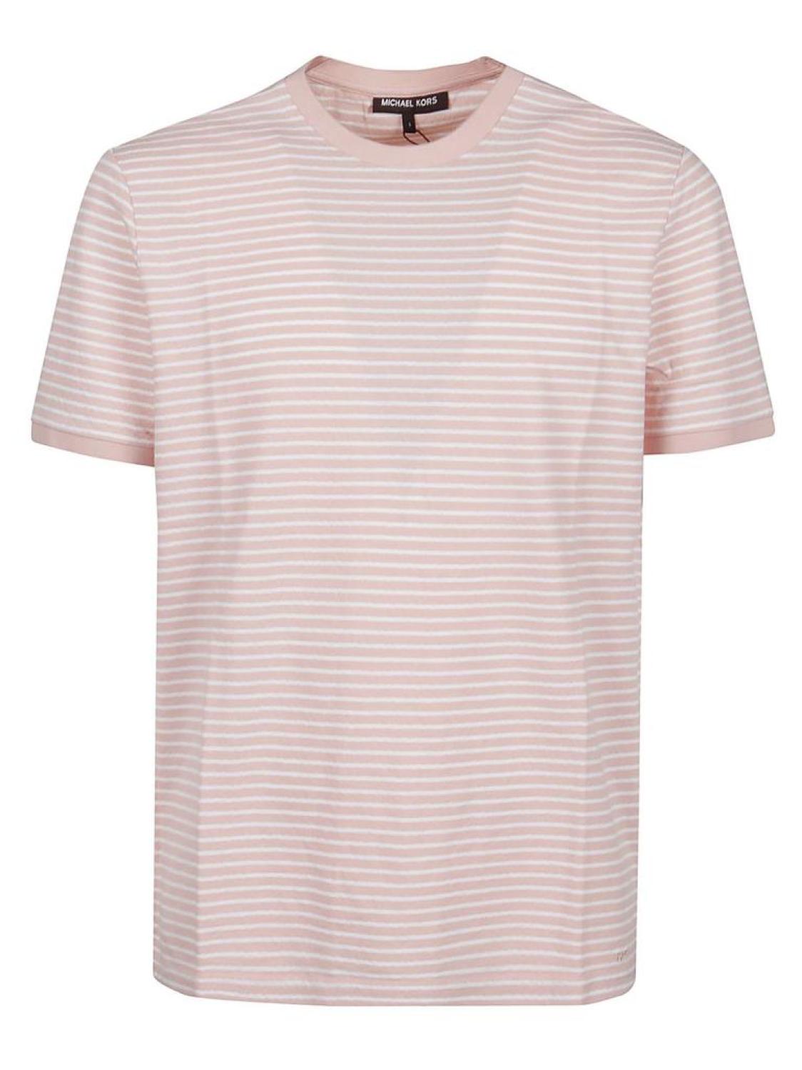 Michael Kors Feeder Striped Crewneck T-Shirt