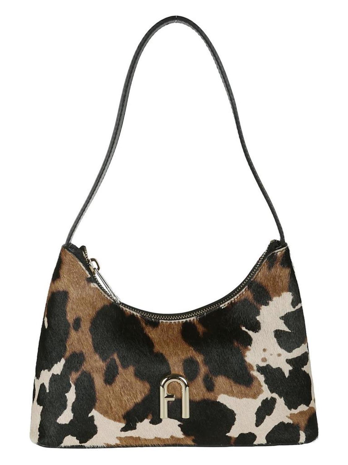 Furla Diamante Zip-Up Mini Shoulder Bag