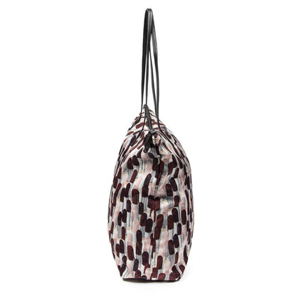 Large Lipstick Shopping Zip Tote