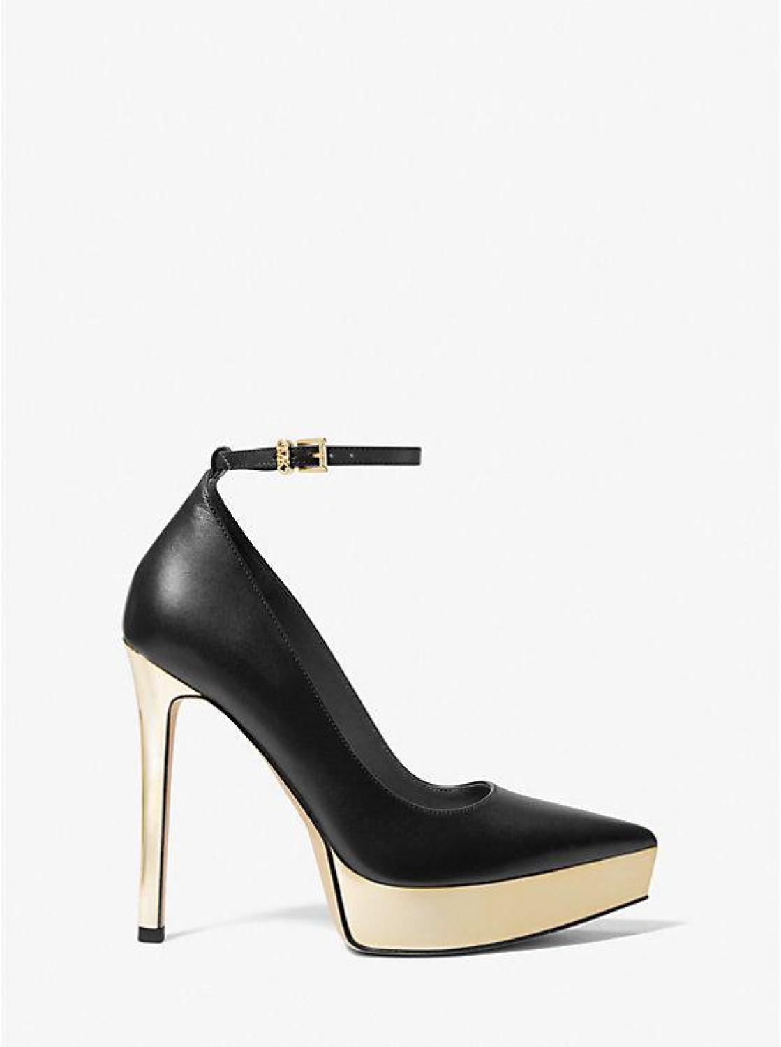 Xenia Leather Platform Pump