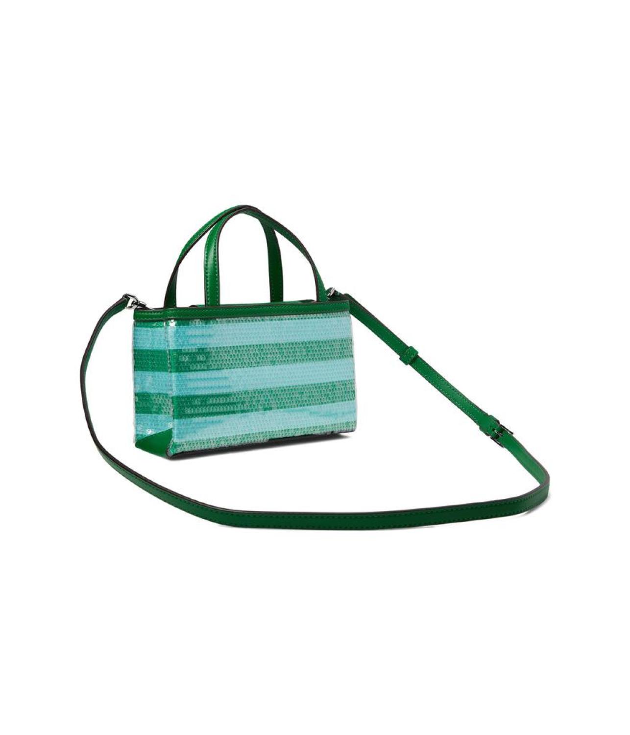 Sam Icon Seaside Stripe Sequin Fabric Mini Tote