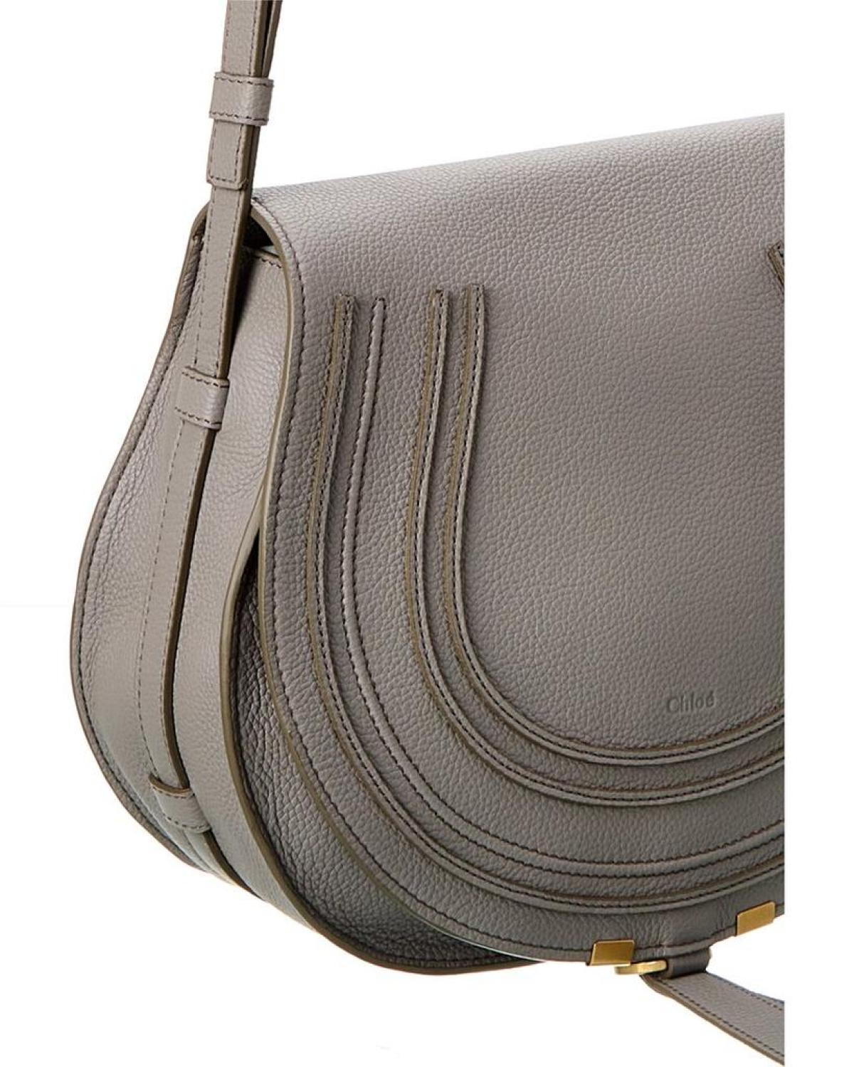 Chloé Marcie Medium Leather Saddle Bag