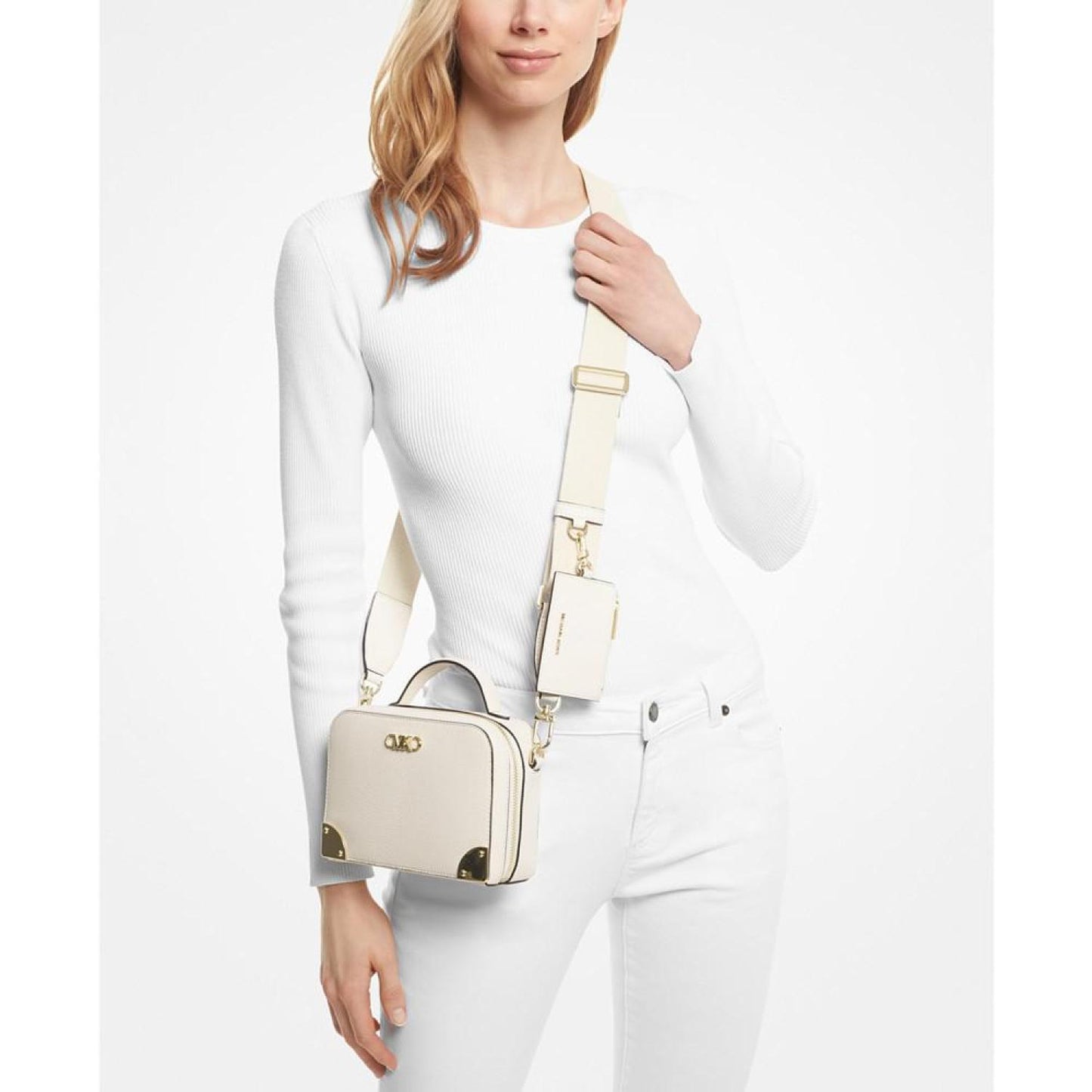 Estelle Small Trunk Leather Crossbody