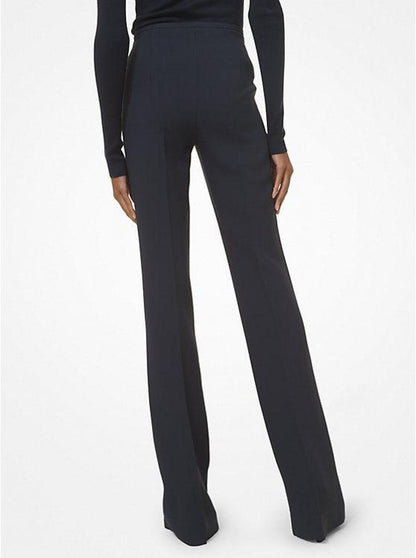 Brooke Double Crepe Sablé Flared Pants