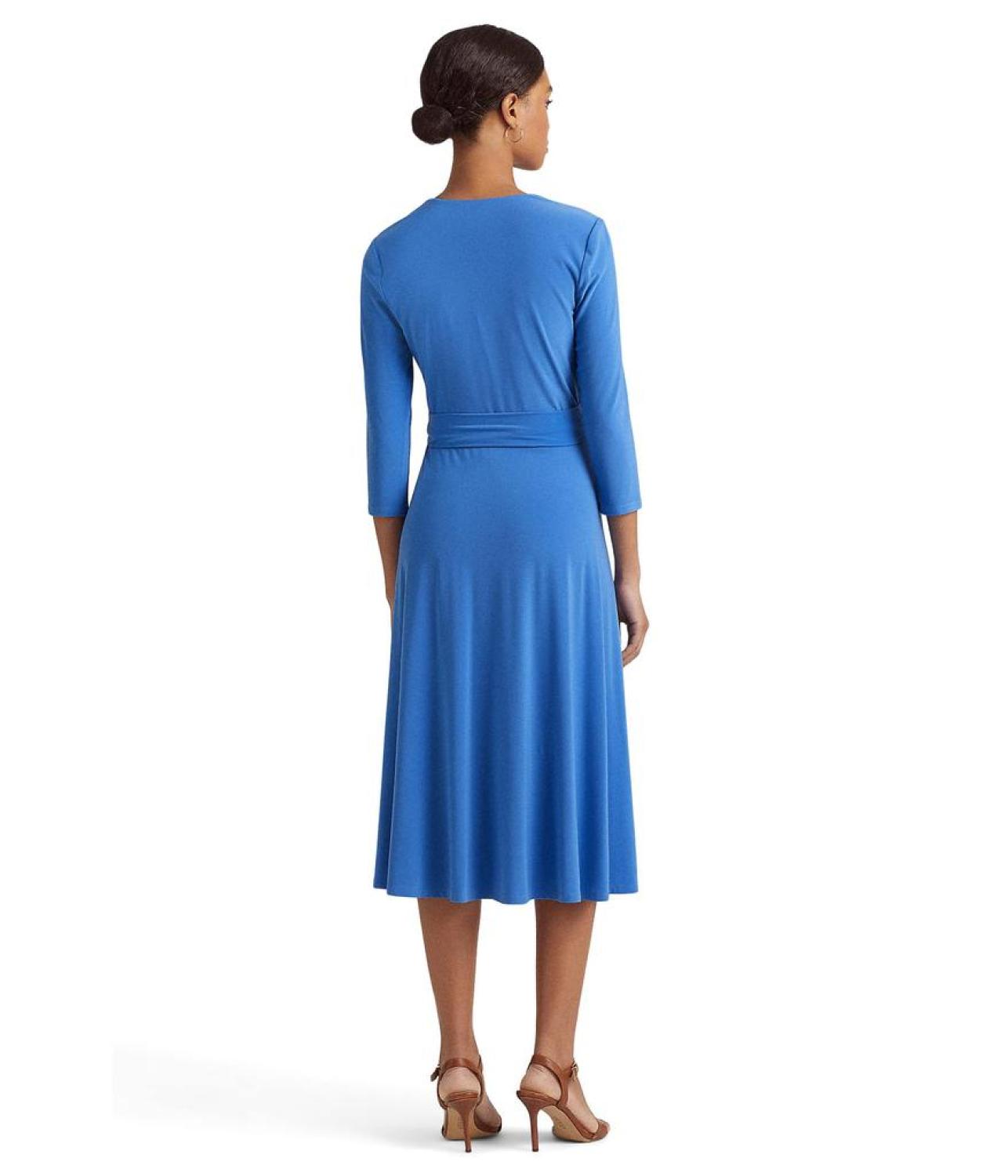 Jersey-Matte Midi Dress