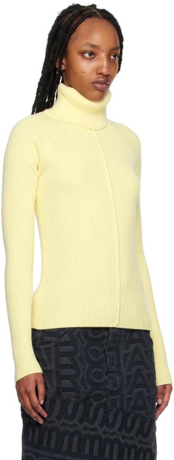 Yellow 'The Ribbed' Turtleneck