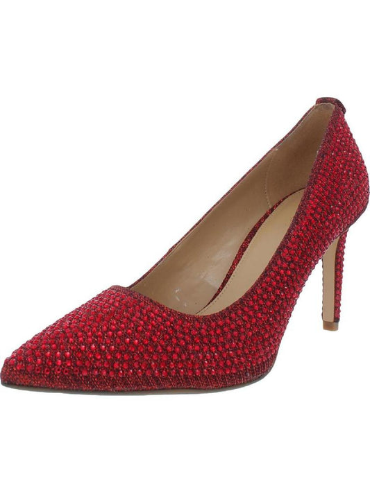 Dorothy Womens Rhinestone Pointed Toe Pumps