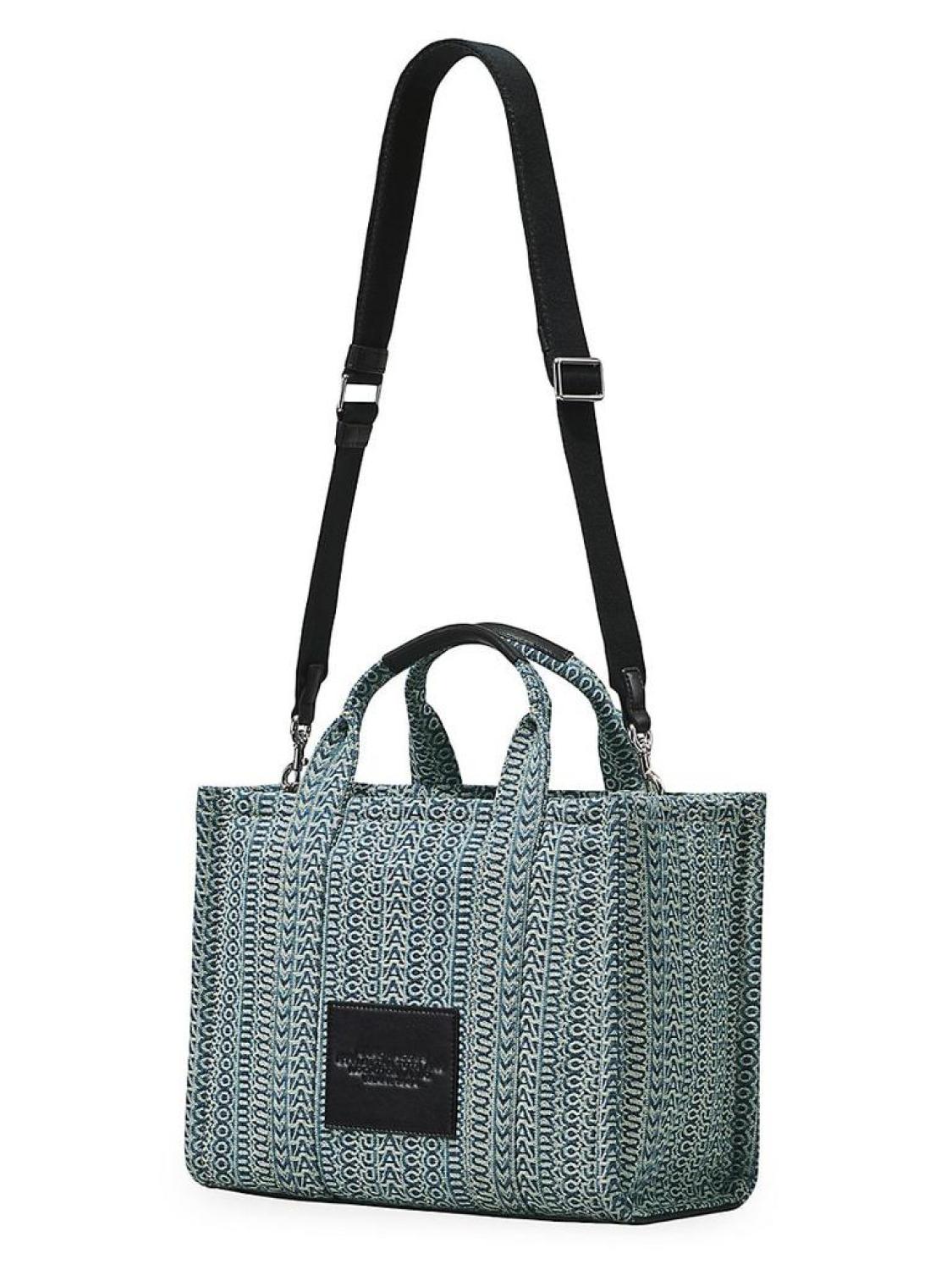 The Medium Monogram Denim Tote Bag