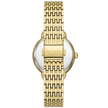 Women's Lily Avenue Three Hand Gold-Tone Stainless Steel Watch 34mm