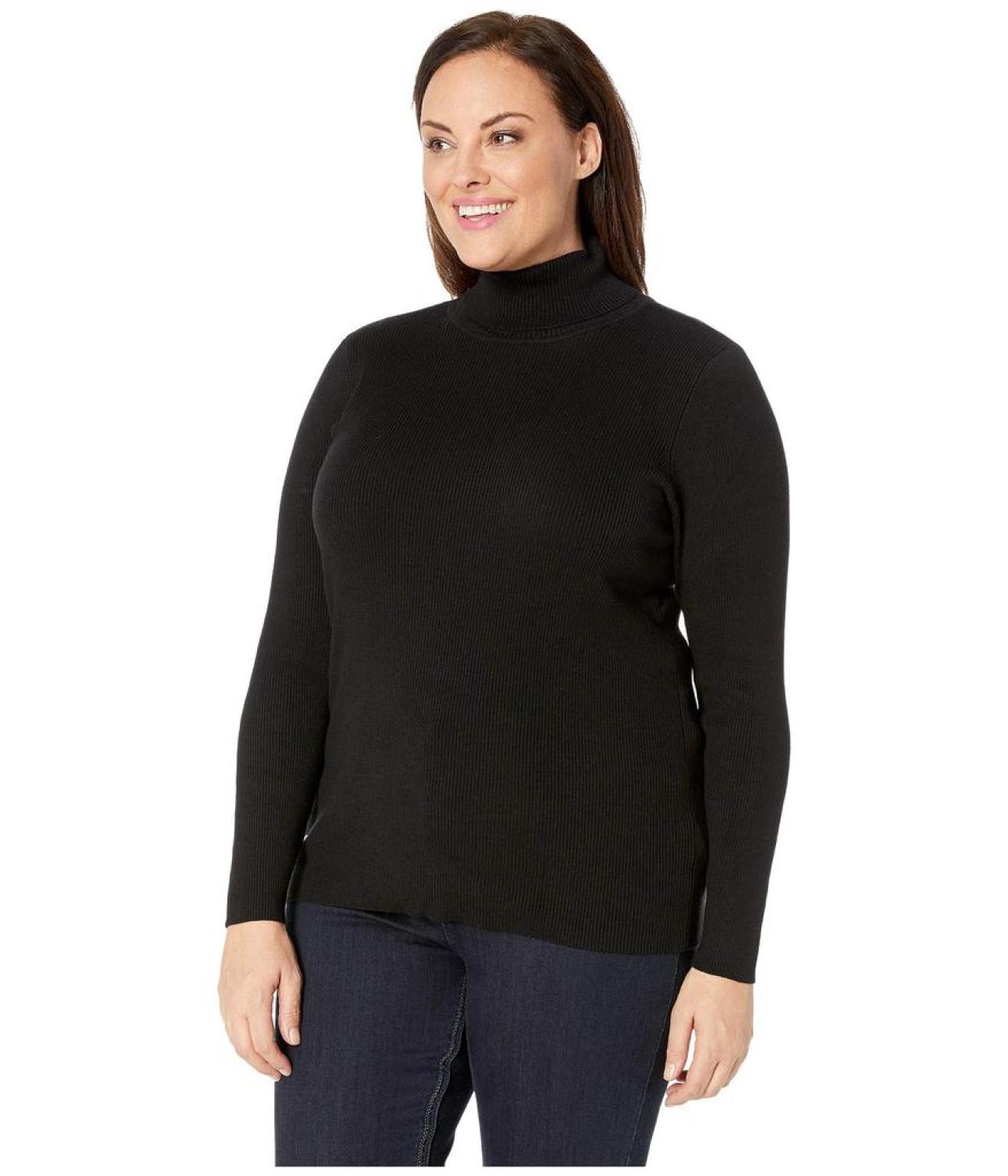 Plus Size Turtleneck Sweater