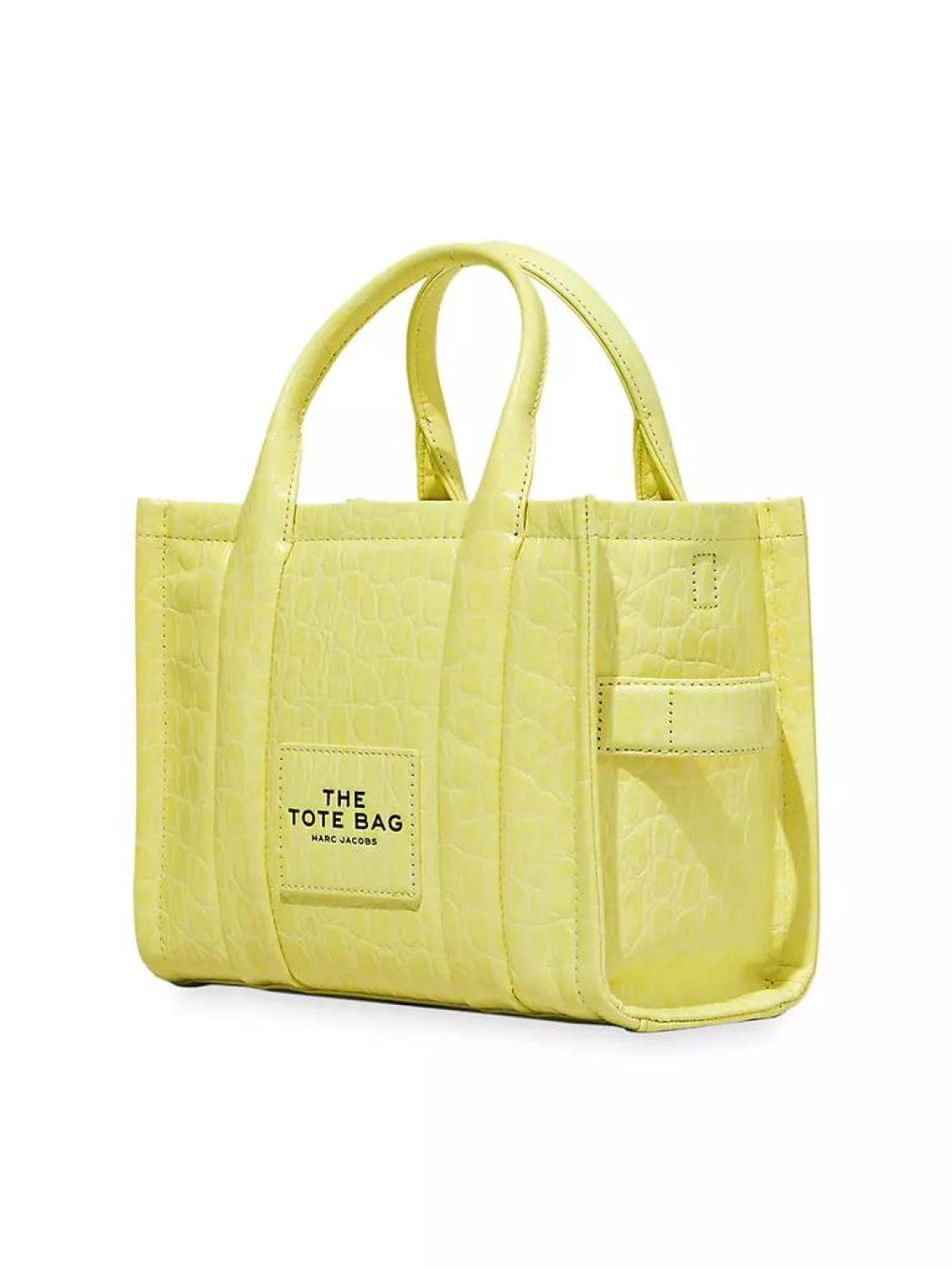 The Croc-Embossed Small Tote