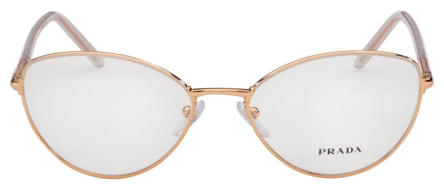 Prada Unisex PR62WV-05R1O1-55 Fashion 55mm Pink Gold Opticals