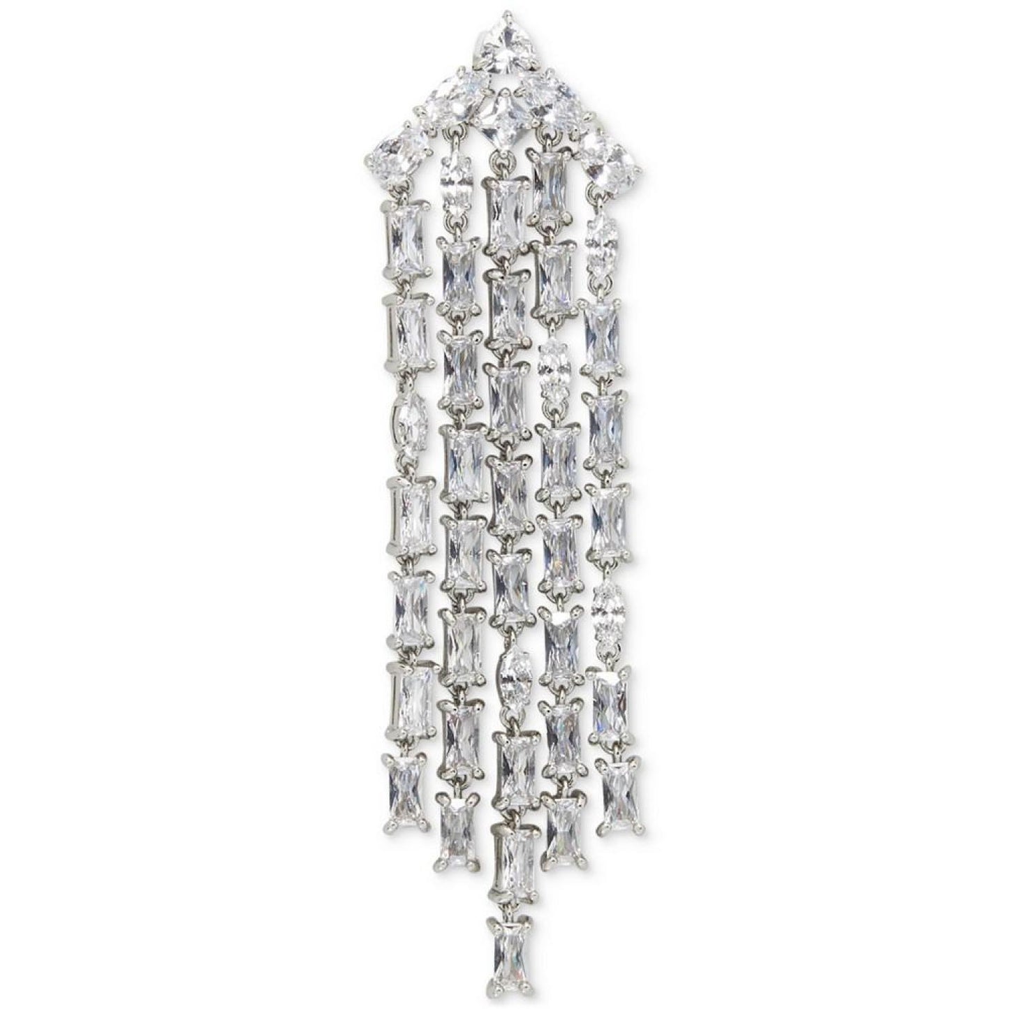 Crystal Fringe Statement Earrings