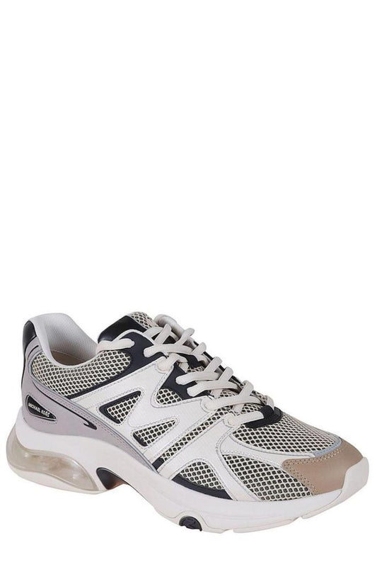 Michael Kors Collection Logo Patch Lace-Up Sneakers