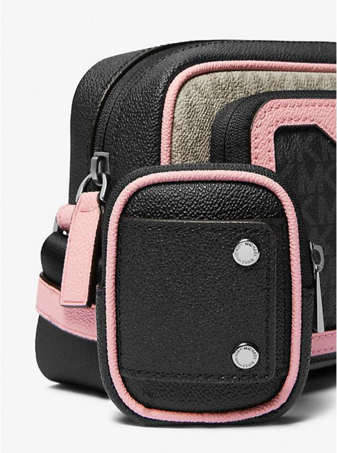 Cooper Color-Block Signature Logo Camera Bag