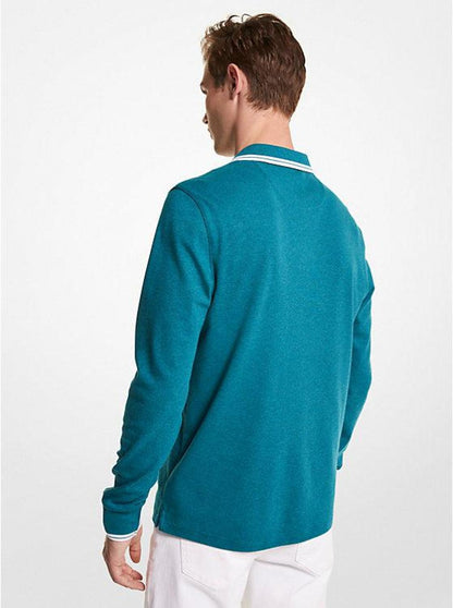 Greenwich Cotton Polo Long-Sleeve Shirt