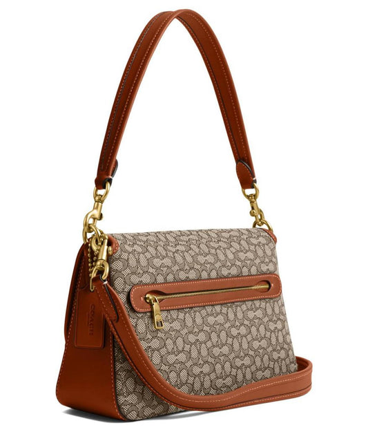 Mini Signature Jacquard Soft Tabby Shoulder Bag