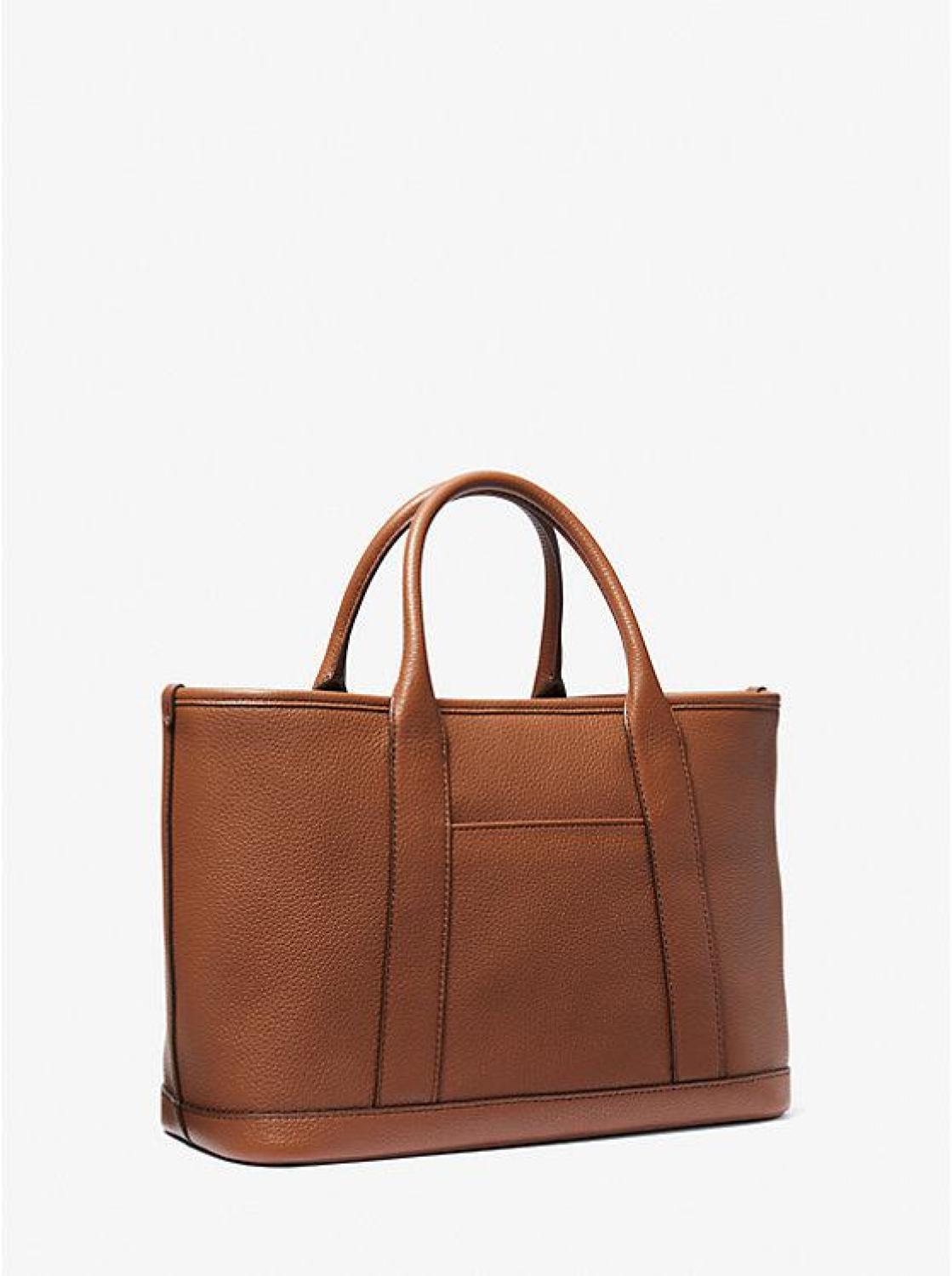 Luisa Medium Pebbled Leather Tote Bag