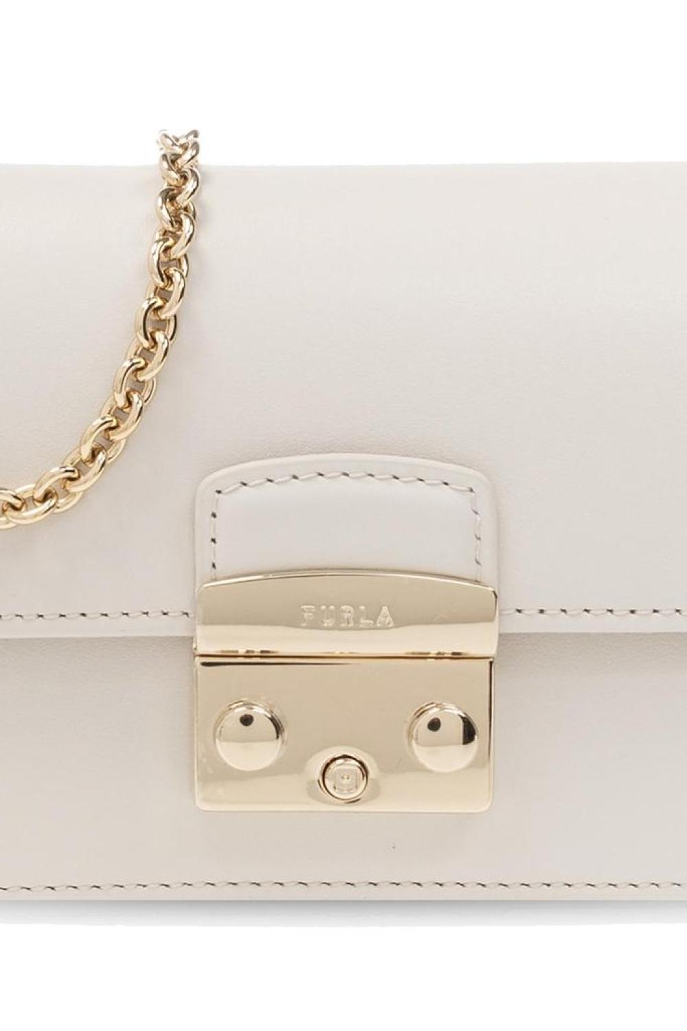 Furla Metropolis Logo Plaque Mini Crossbody Bag