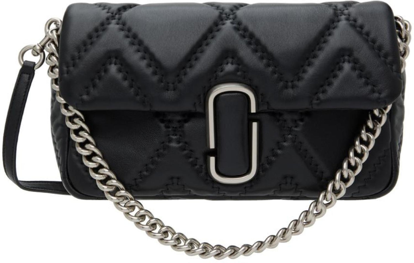 Black Large 'The Quilted Leather J Marc' Bag