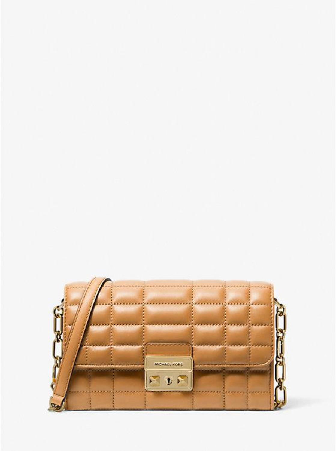 Tribeca Large Leather Convertible Crossbody Bag