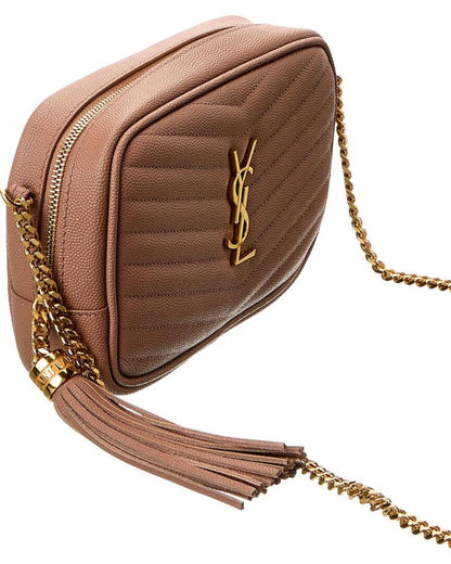 Saint Laurent Lou Mini Matelasse Leather Crossbody