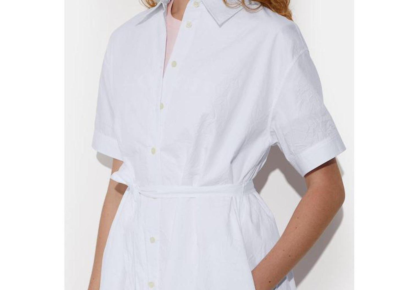 Coach Outlet Wrinkled Button Down Dress