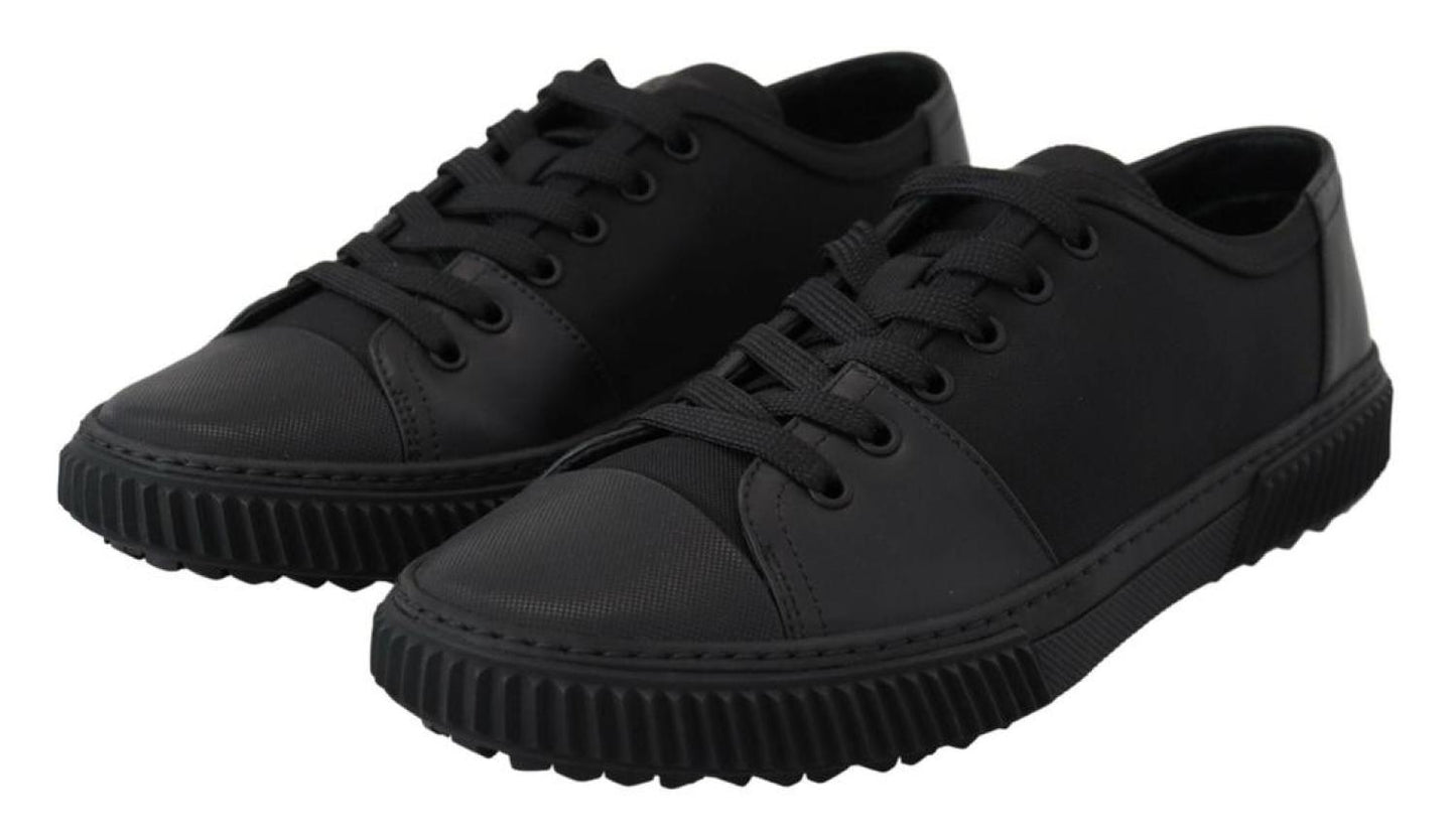 Prada Nylon Stratus Low Top Lace Up Sneakers Men's Shoes