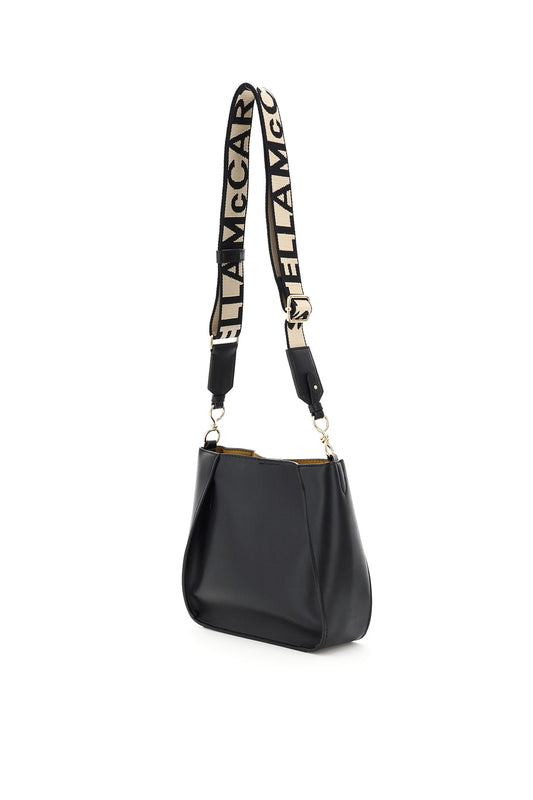 Stella mccartney perforated stella logo shoulder bag