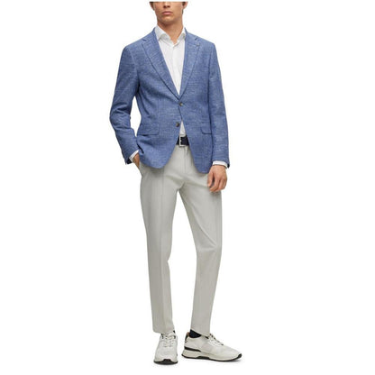 Men's Micro-Patterned Slim-Fit Jacket