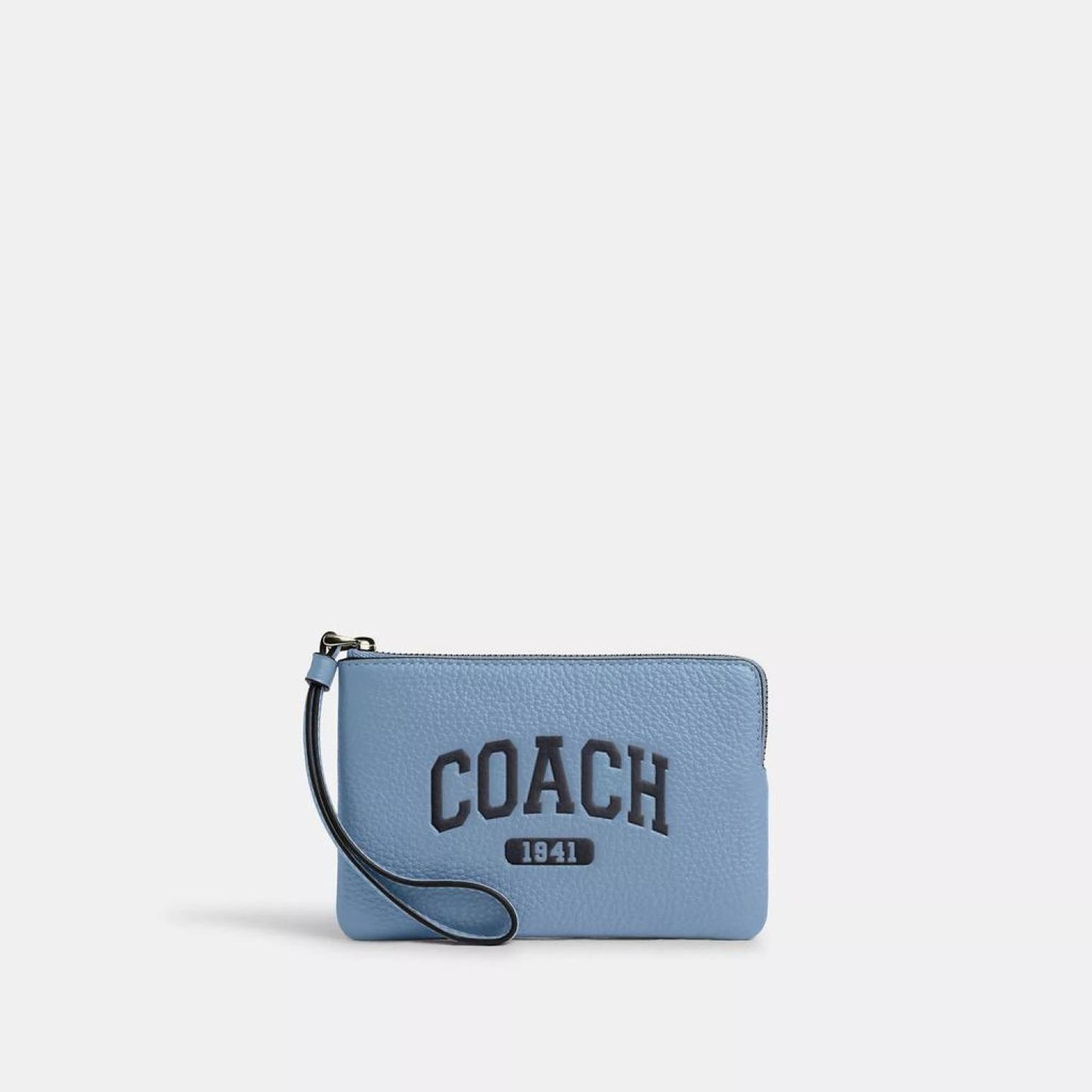 Coach Outlet Corner Zip Wristlet With Varsity