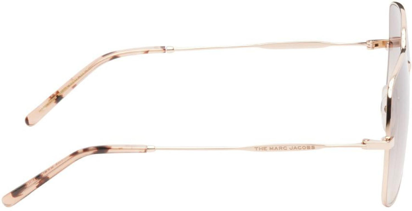 Rose Gold Aviator Sunglasses