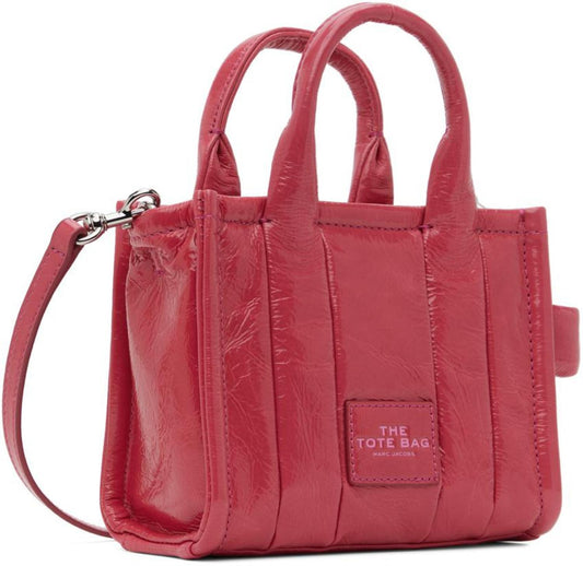 Pink 'The Shiny Crinkle Mini' Tote