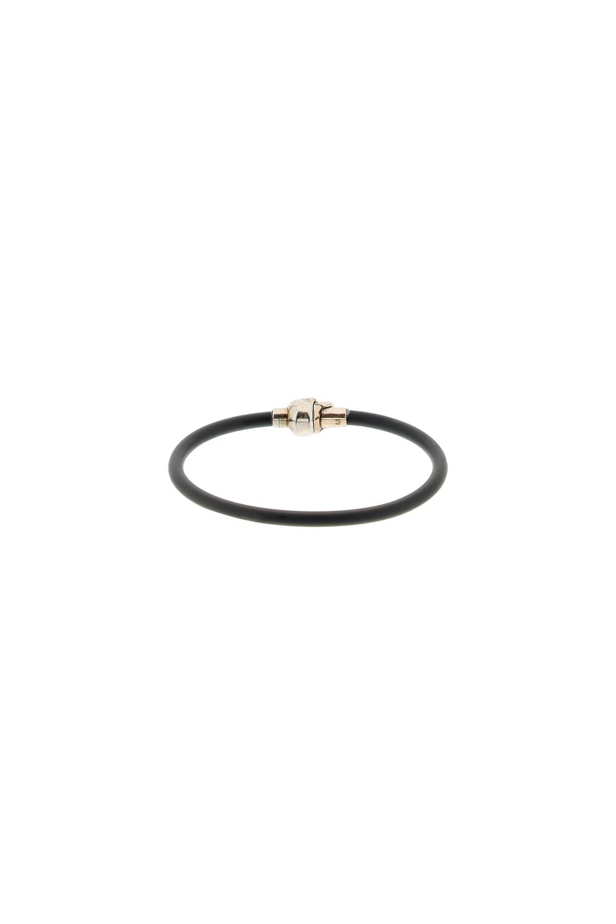 Alexander mcqueen skull rubber bracelet