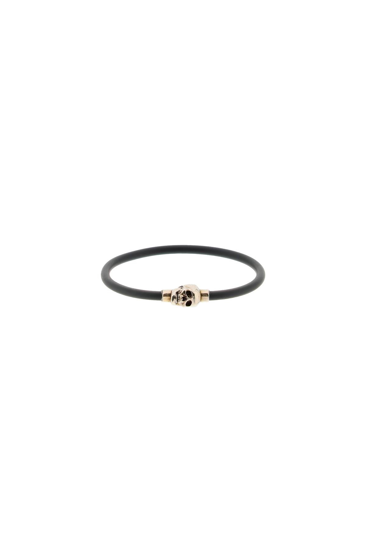 Alexander mcqueen skull rubber bracelet