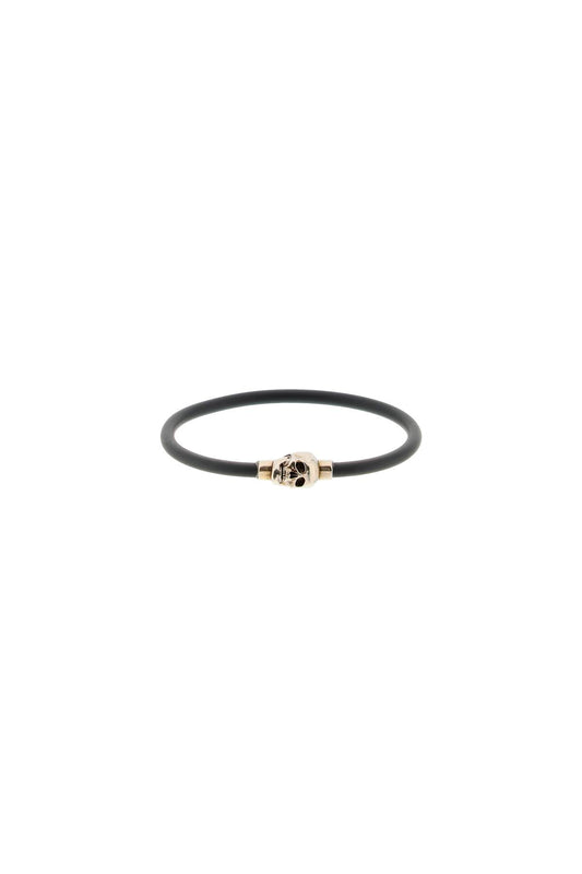 Alexander mcqueen skull rubber bracelet