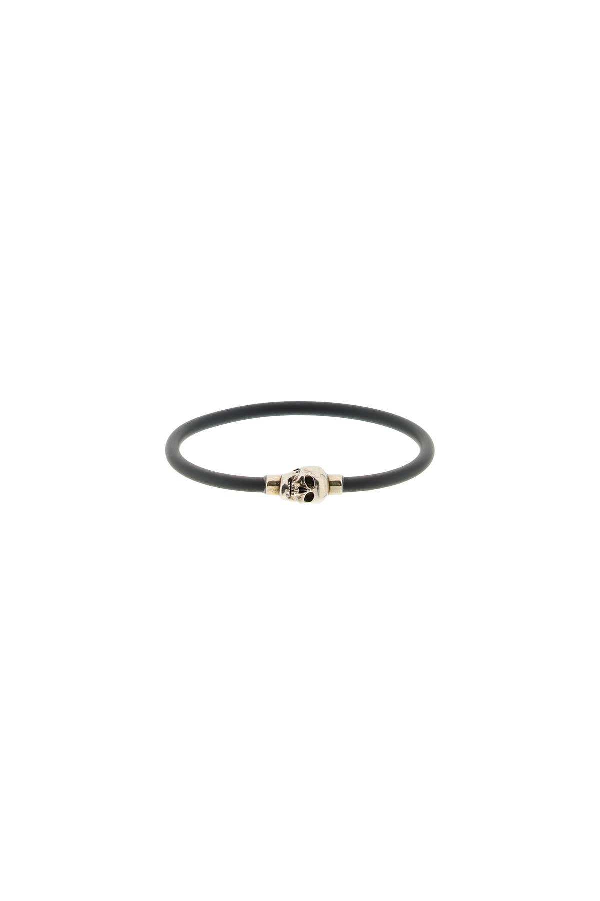 Alexander mcqueen skull rubber bracelet