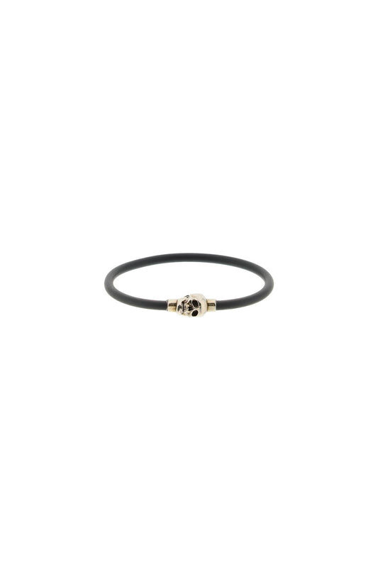 Alexander mcqueen skull rubber bracelet