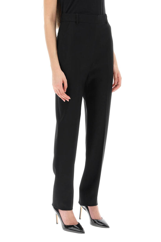 Alexander mcqueen high-waisted cigarette trousers