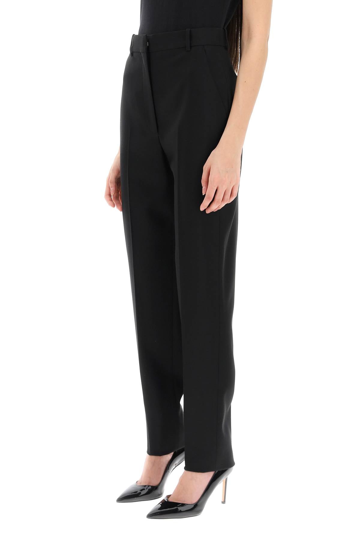 Alexander mcqueen high-waisted cigarette trousers