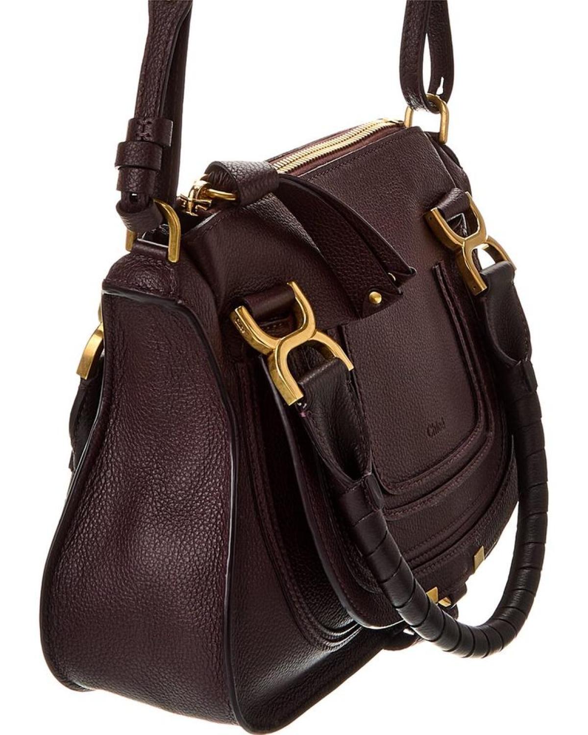 Chloé Marcie Small Leather Satchel