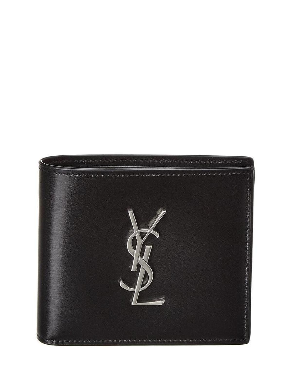 Saint Laurent Monogram Leather Wallet