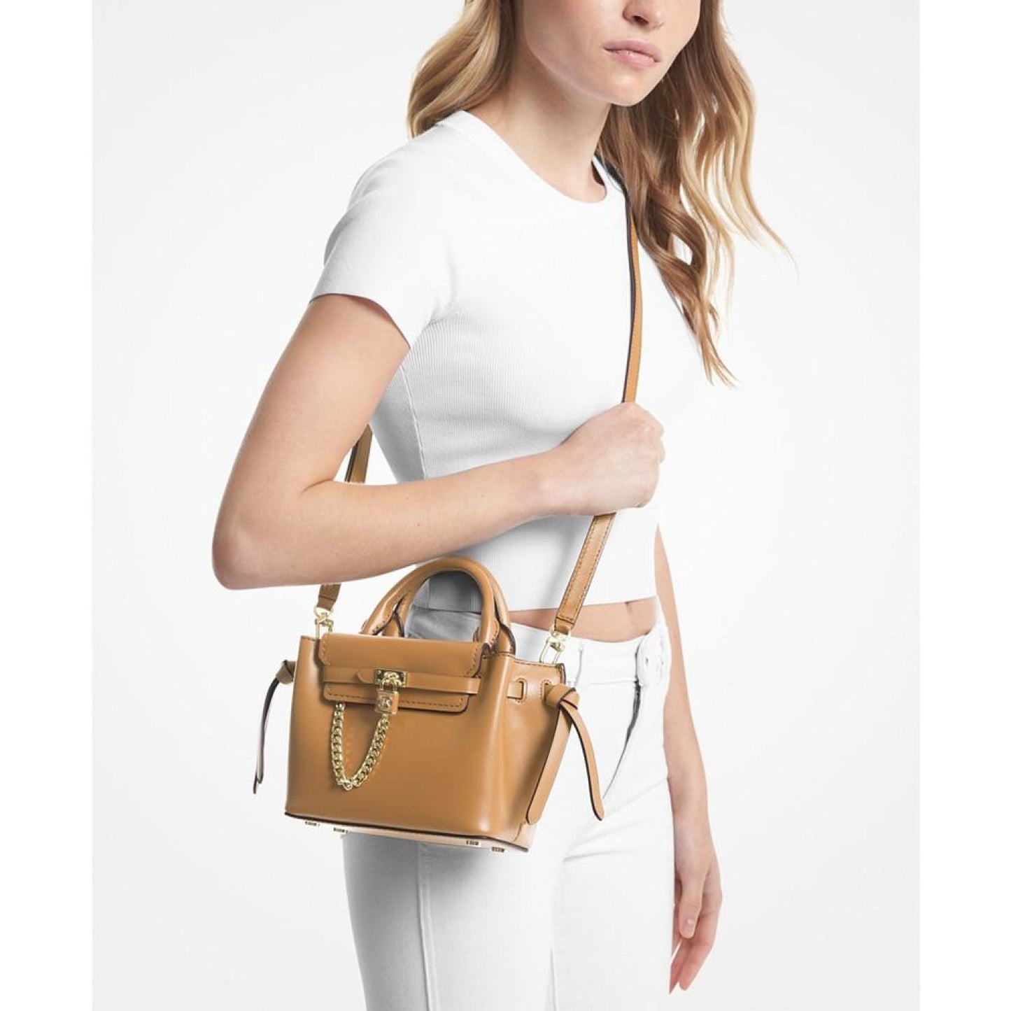 Hamilton Legacy Small Belted Leather Satchel