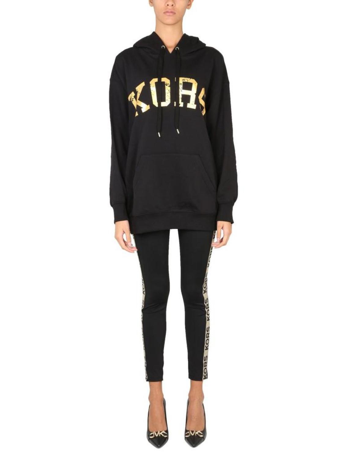 Michael Michael Kors Logo Printed Hoodie