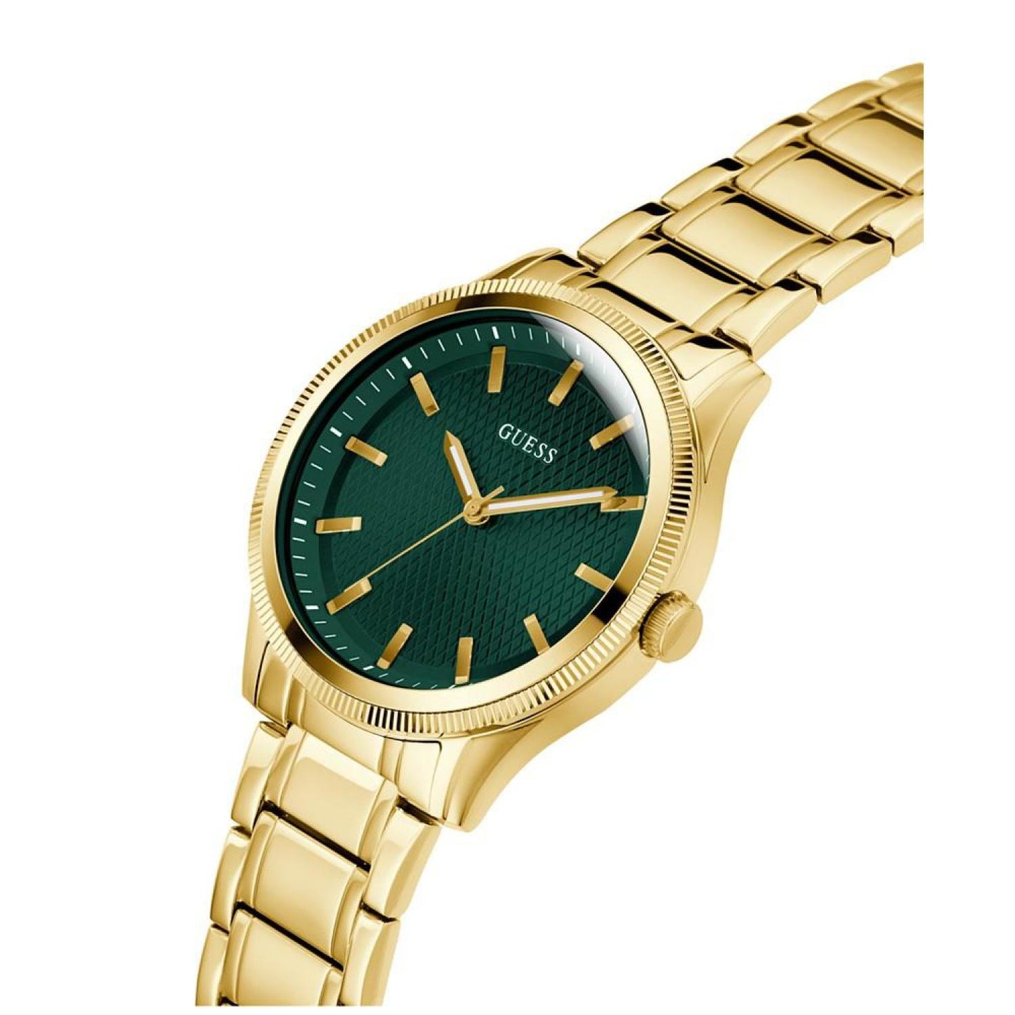 Men's Analog Gold-Tone Stainless Steel Watch 44mm