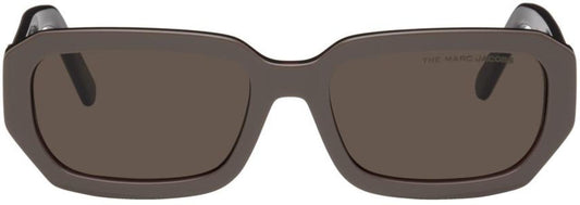 Gray Rectangular Sunglasses