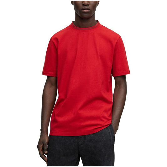 Men's Detailed Collarband Relaxed-Fit T-shirt