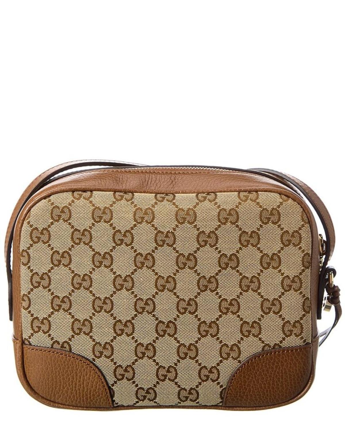 Gucci GG Canvas & Leather Crossbody